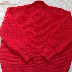 SHEIN Red Turtleneck Sweater never worn
